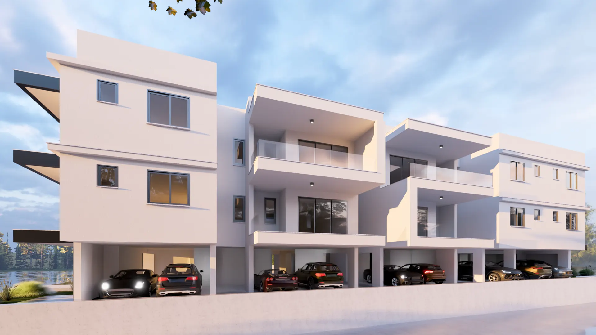 Residential building showcasing construction quality